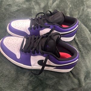 Nike Air Jordan 1 Retro Low Golf Court Purple 553558-500 Men's Size 14 NoLid